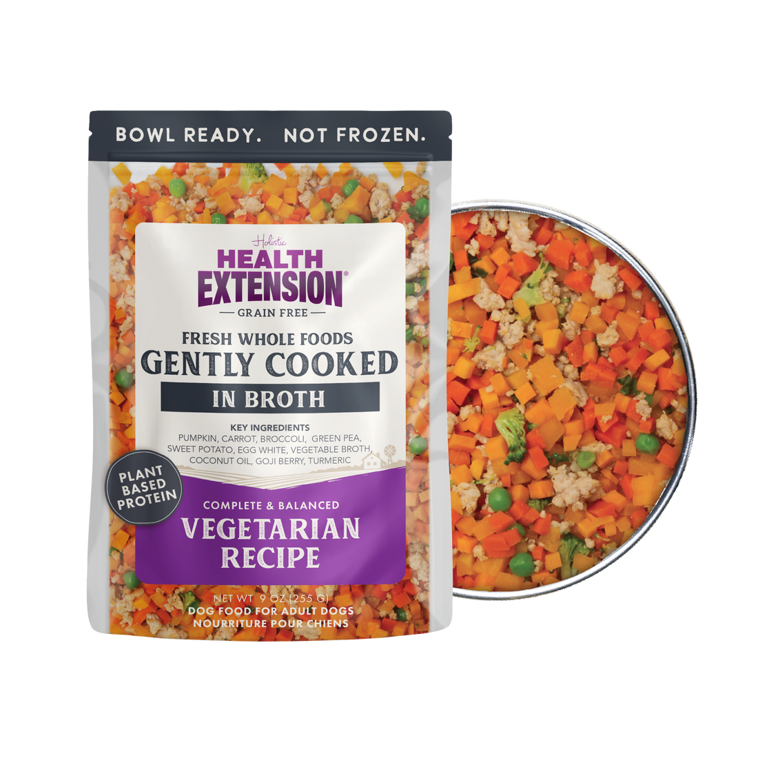 Human-Grade Gently-Cooked Fresh Dog Food, Grain-Free Vegetarian (Adult Maintenance)