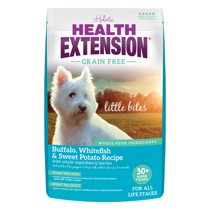 Grain Free Buffalo, Whitefish & Sweet Potato Little Bites Recipe