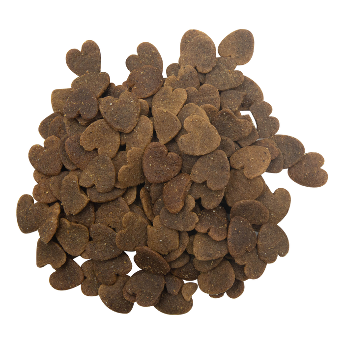 Crunchy Heart Shaped Small Treats - Buffalo