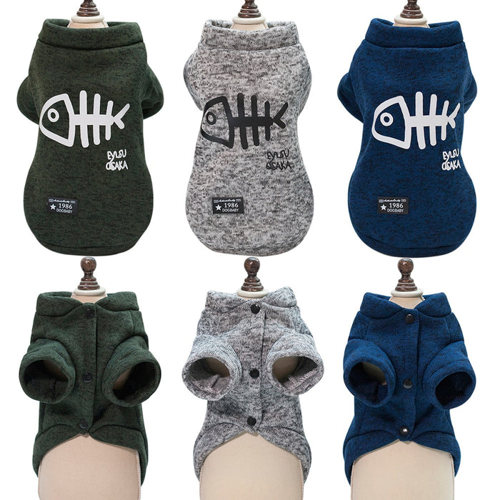 Winter Cat Clothes Pet Puppy Dog Clothing Hoodies For Small Medium Dogs Cat Kitten Kitty Outfits Cats Coats Jackets Costumes - NALA'S Pet Closet