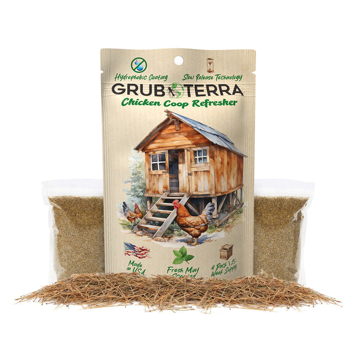 GrubTerra Coop Refresher. Keeps The Coop Smelling Fresh For Longer!