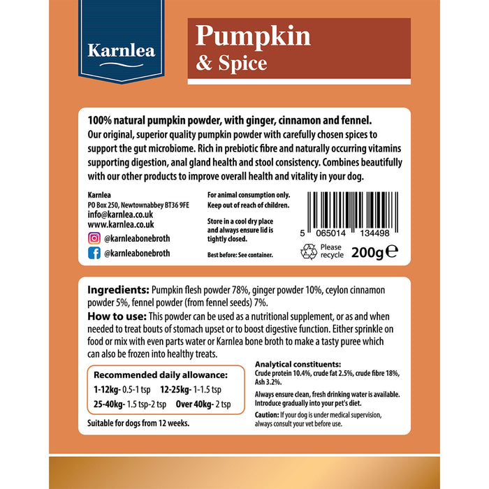 Pumpkin & Spice Powder Topper - 7 oz