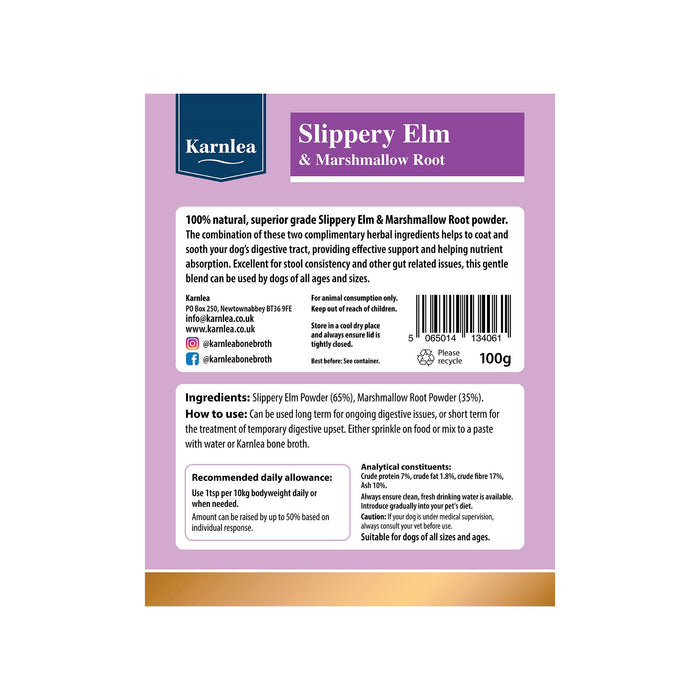 Slippery Elm & Marshmallow Root Powder Topper - 3.5 oz