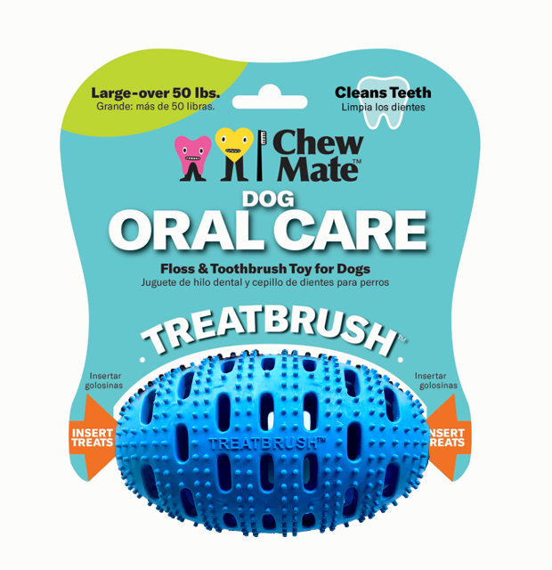 Natural Rubber Football Oral Care Toy