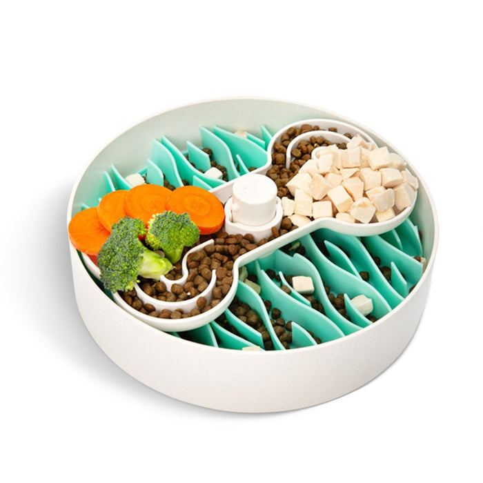 Puzzle Feeder™ Wave - Slower than a Slow Feeder - For Dogs (Green)