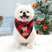 Christmas Plaid Dog Bandanas - NALA'S Pet Closet