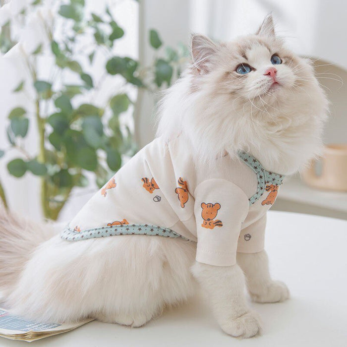 Spring Print Cat Shirts - NALA'S Pet Closet