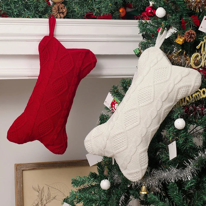 Bone Christmas Stocking