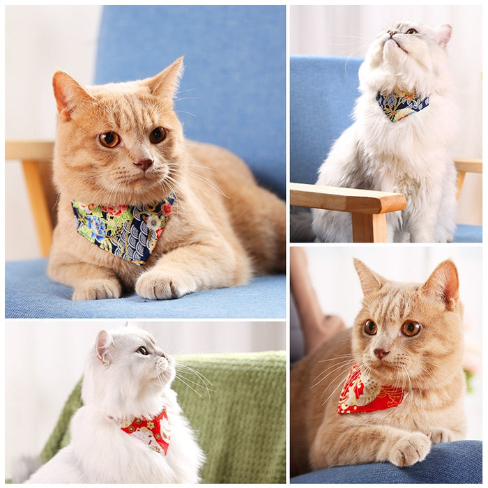 Adjustable Cat Bandana Collar - NALA'S Pet Closet