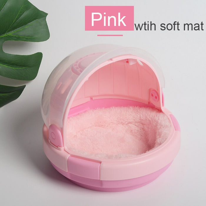 Pink Hamster Travel Cage - NALA'S Pet Closet