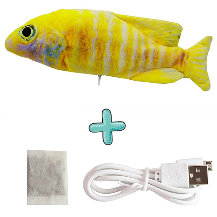 Electric floppy Fish Cat toy - NALA'S Pet Closet