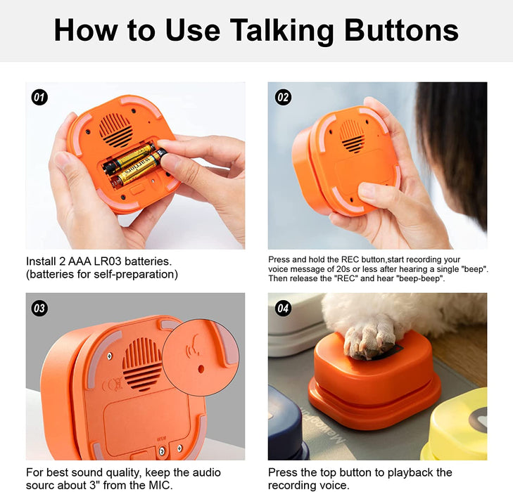 Recordable Training Buzzers