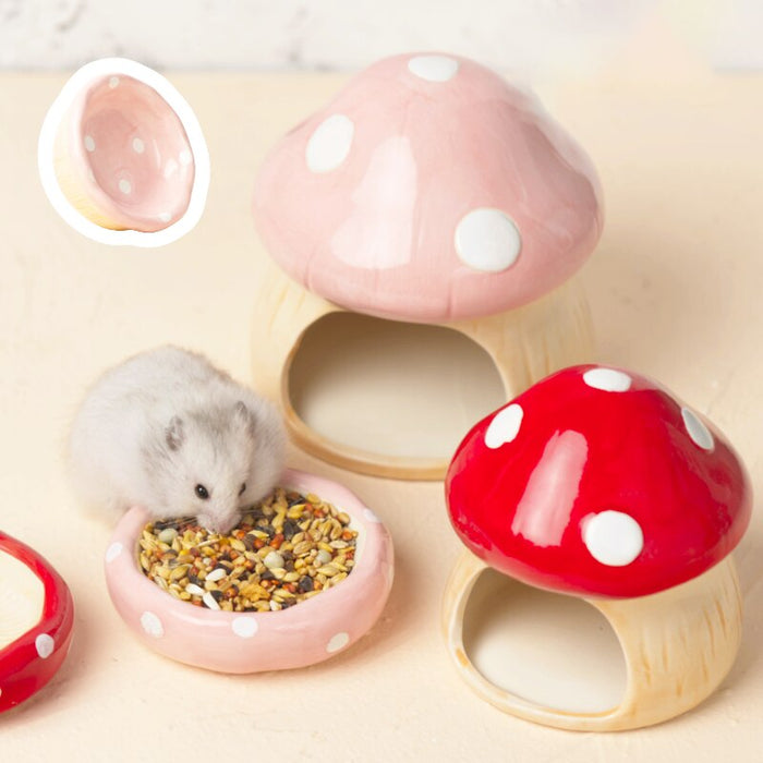 Cute Ceramic Mushroom House