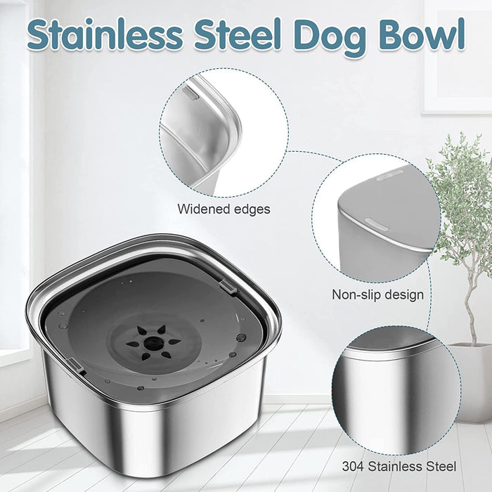 Floating Stainless Steel Water Bowl