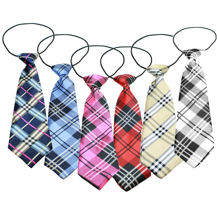 Large Dog Neck Ties, "Plaids"