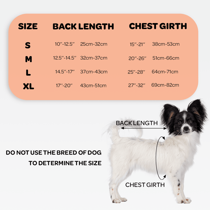 NeoAlly Dog Back Brace for Dogs with Inserts for Extra Support