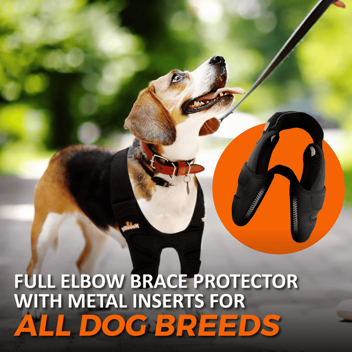 NeoAlly Elbow and Shoulder Brace with Spring Inserts for Dogs and Cats - Enhance Pet Mobility with Optimal Support