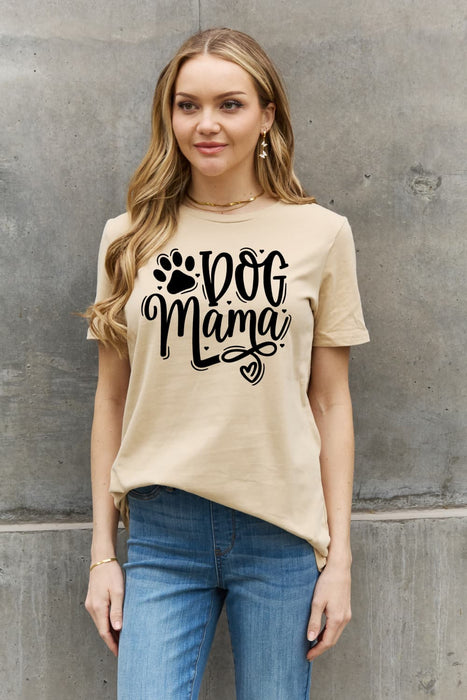 DOG MAMA Graphic Cotton T-Shirt - NALA'S Pet Closet