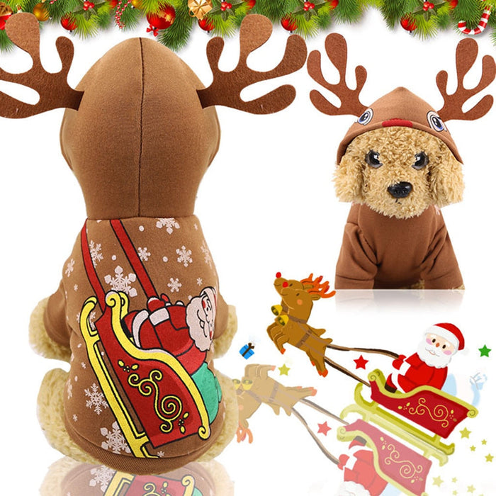 Christmas Reindeer Costume NALA'S Pet Closet