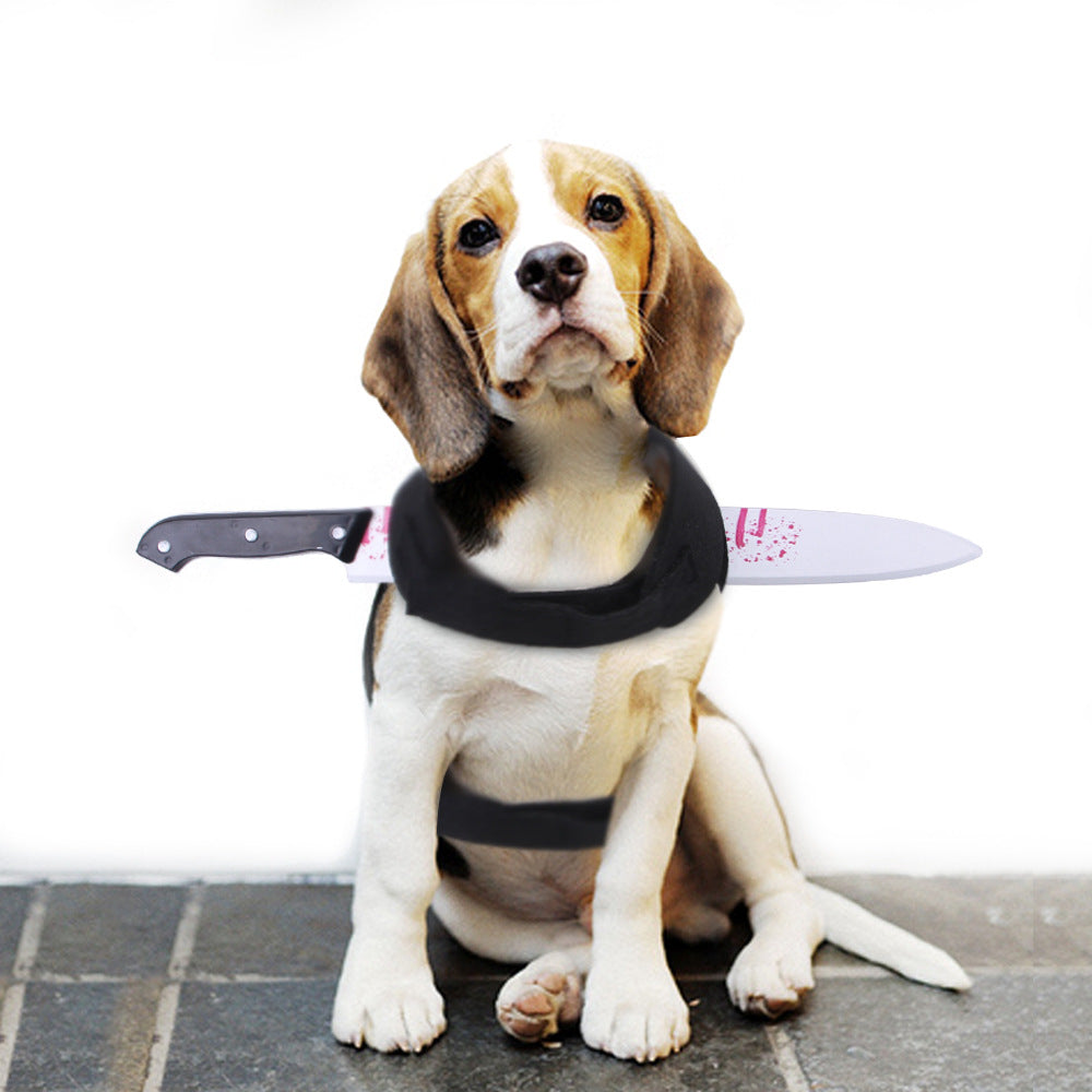 Halloween "Attacked" Costume NALA'S Pet Closet