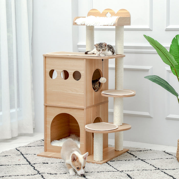 Casa del árbol para gatos