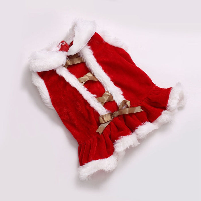 Mrs. Claus Christmas Dress NALA'S Pet Closet