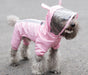 Pet Rain Coat With Clear Hoodie NALA'S Pet Closet