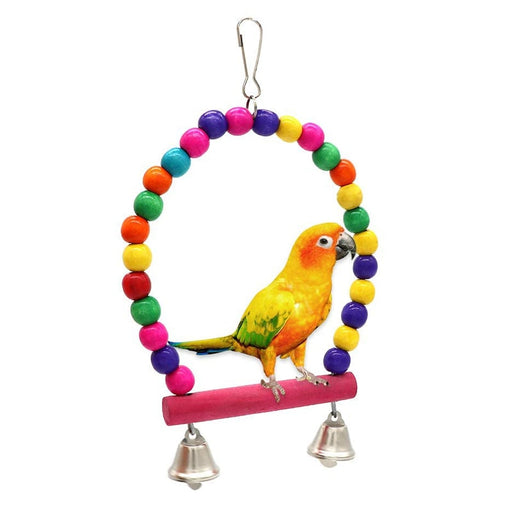 1Pc Wooden Bird Swings Toy - NALA'S Pet Closet