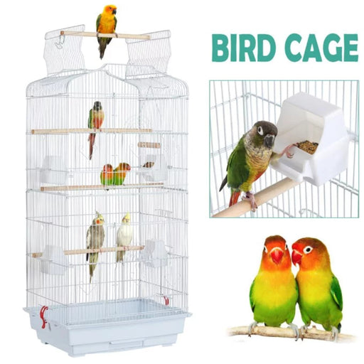 Large 36" Metal Bird Cage - NALA'S Pet Closet