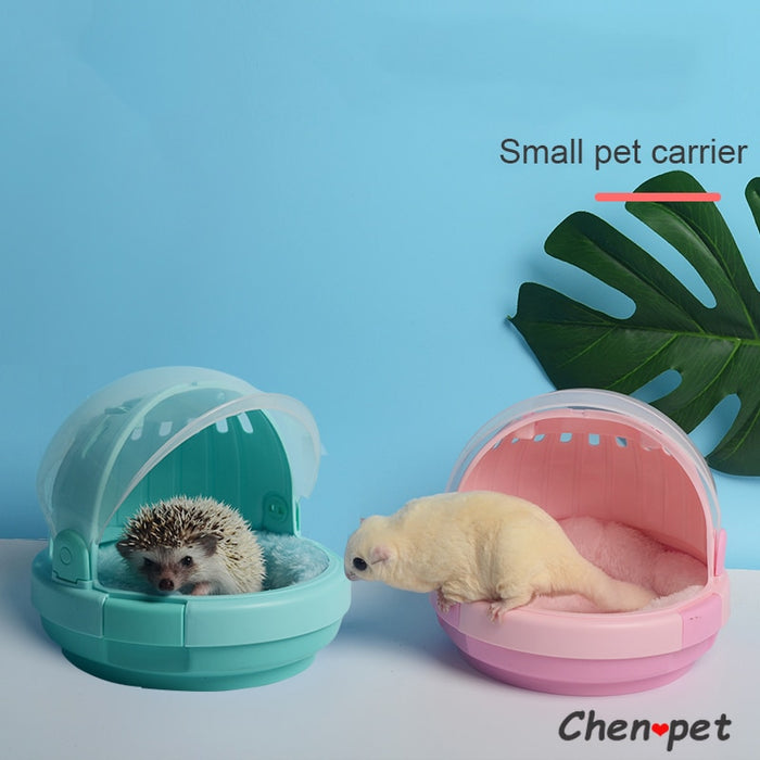 Pink Hamster Travel Cage - NALA'S Pet Closet