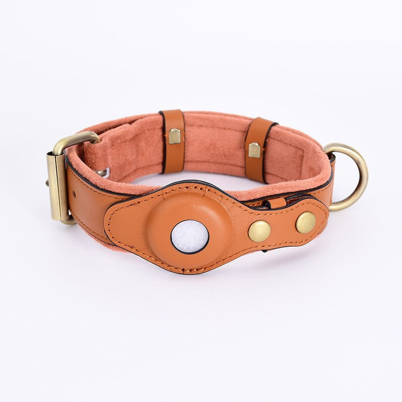 Leather AirTag Collar - NALA'S Pet Closet