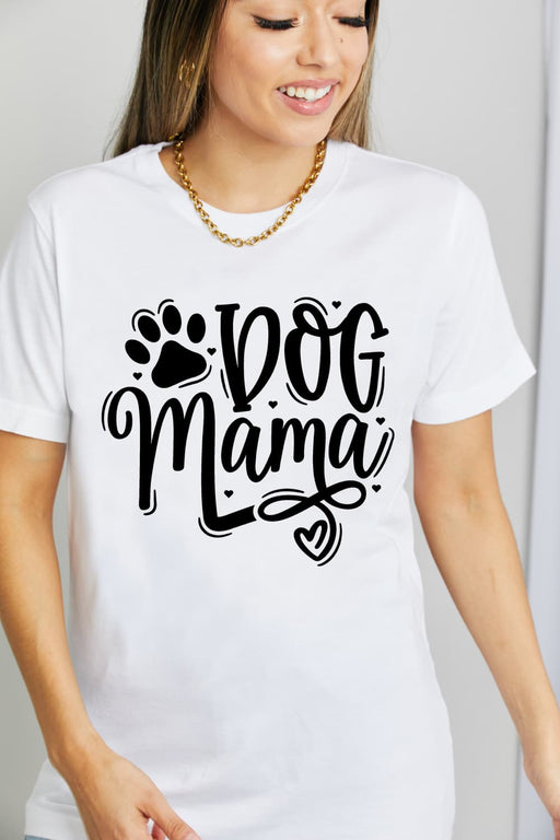 DOG MAMA Graphic Cotton T-Shirt - NALA'S Pet Closet